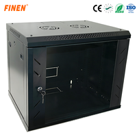 Armoire serveur murale FINEN WSX 6U verrouillable 19 pouces standard pour système de surveillance CCTV en stock