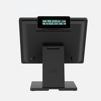 Sistema POS con Pantalla Táctil Hongkai K7 con Soporte para Android/Windows, Impresora Térmica de 15/15.6 Pulgadas y Caja Registradora para Restaurantes