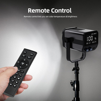 Kit d'éclairage photographique 200W avec boîte à lumière et trépied, télécommande, lumière vidéo LED COB 18000lm blanc chaud/froid