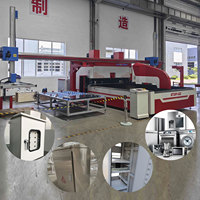 Machine de pliage automatique de panneaux en acier pour la fabrication de portes et de boîtes de placards, de 1000 mm à 3200 mm, en tôle de fer.