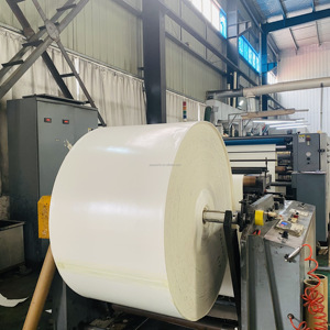 Rollo de Papel Kraft Recubierto de PLA, Vasos Desechables de Grado Alimenticio, Impermeables, Biodegradables, Ecológicos, Reciclables, de una Sola Cara, para Café - Product Image 1