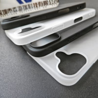 Étui souple blanc mat de 1,5 mm, étui de téléphone portable personnalisé de luxe, étui personnalisé vierge, signalisation personnalisée en TPU pour iPhone 17 16 15 14 13 12 11 Pro Max