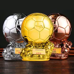 Produsen Kustom Resin Electroplate Trophy Penghargaan Sepak Bola Football Piala Olahraga