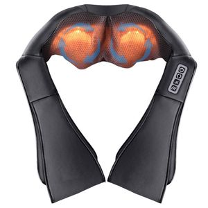 Hot Compress <strong>Kneading</strong> <strong>Shiatsu</strong> Massage Shawl Electric Cervical Neck Massage Shawl Neck Vehicle Home <strong>Massager</strong> for Body Pain Relief - Product Image 6