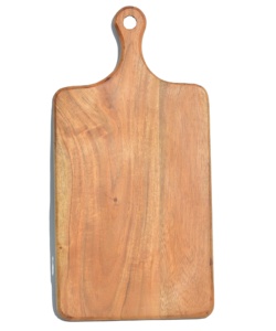 Planche à découper rectangulaire en bois de manguier avec poignée pour servir des légumes et des fruits Planche à découper - Product Image 6