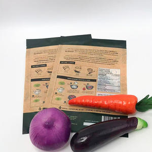 Materiales de calidad alimentaria PE Embalaje de plástico Aislamiento de oxígeno Bolsa con cremallera resellable Bolsa de sellado térmico para salsa Nueces Dumpling - Product Image 4