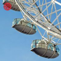 Gran Rueda Gigante con Cabina Climatizada para Parques de Atracciones, Tipo London Eye, para Venta