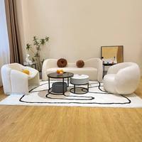Canapé-lit en tissu de luxe scandinave en forme de L avec design compact pour appartement, villa, hôtel