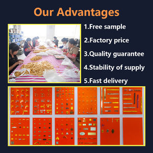 מדגם חינם קצה גבוהה פליז נירוסטה נעילה clasps במקרה חומרה לדחוף לחצן מנעולי - Product Image 4