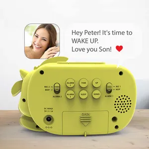 2023 orologio animale di vendita caldo design carino nuova sveglia digitale zazu sam sleep trainer con funzione lampada da notte