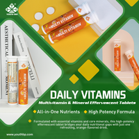 Comprimés effervescents multivitaminés OEM à la vitamine C, formule zinc-sélénium, directement de l'usine, pour le soutien quotidien de la résilience, vente en gros et approvisionnement en vrac