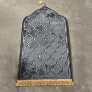 Tappetino da preghiera per adulti con cuscino al ginocchio-Extra morbido tappeto islamico Premium in rilievo a 17 colori, regalo musulmano perfetto per Eid & Wedding - Product Image 1