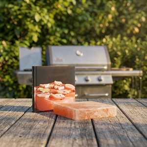 Qualité Supérieure 2026 Plaque de Sel Rose de l'Himalaya Raffiné avec Support en Acier Inoxydable, Taille Personnalisable pour Cuisine et Décoration Intérieure - Product Image 1