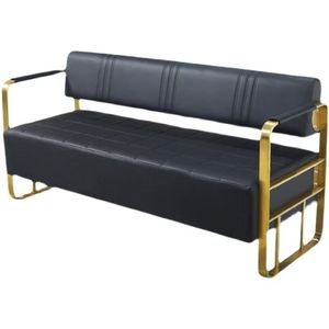 Sofá de sala de estar moderno de diseño sencillo y elegante 2026, muebles de tela suave de acero inoxidable para el hogar, sillas de espera. - Product Image 5