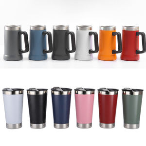 Atacado 473ml 709ml Cerveja Pint Stein Copo Termico Para Cerveja Aco Inox Aço Inoxidável Vácuo Térmico <span class=keywords><strong>Beer</strong></span> Cup Caneca - Product Image 5