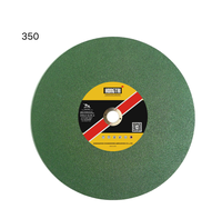 Disque de découpe métallique Hongtai 350*2.8*25.4MM à support résineux, meule OEM adaptée aux machines à meuler, meulage sur mesure