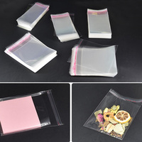 Sacs OPP transparents personnalisés Sacs réutilisables auto-scellants Pochette d'emballage de vêtements en plastique Sacs auto-adhésifs PE CPE