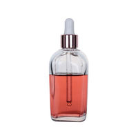 10ml 20ml 30ml 50ml 100ml sérum argent clair huile cosmétique compte-gouttes verre compte-gouttes flacon avec compte-gouttes