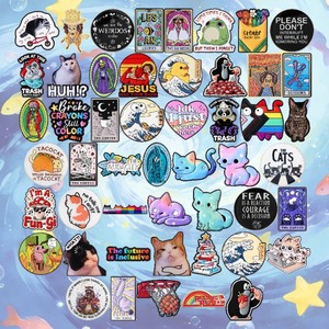 50 Model Pin Enamel 2026 Terlaris Hewan Kucing Hitam Musik Kopi Logo Bulat Anime Lencana Kerah Tersedia di Gudang Grosir - Product Image 2