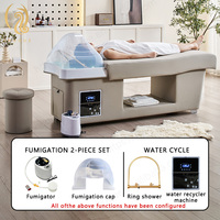 Lit de massage électrique pour le cuir chevelier avec design ergonomique incurvé