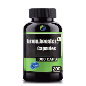 Cápsula de salud cerebral l-teanina Rhodiola rosea Bacopa monnieri Alpha GPC cápsulas cerebrales o memoria de enfoque - Product Image 1
