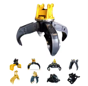 Cisaille de concassage hydraulique rotative pour excavatrice, cisaille de concassage frontale, concasseur frontal - Product Image 2