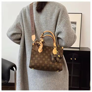 Sac à bandoulière de luxe pour femmes en PU, fermeture ouverte, imperméable, portable, accessoire de mode - Product Image 4