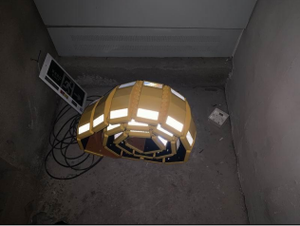 Ralentisseur de vitesse portable en caoutchouc robuste, réfléchissant, pour allée, temporaire - Product Image 2