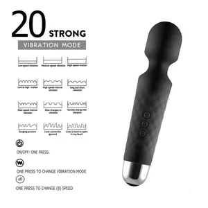 Amazon OEM/ODM Personal Adult Toys Electric Handheld AV Wand Massager Vibrator Sex Toys Women