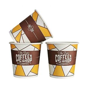 <b>One</b>-Stop Shopping Biodegradable Food Grade Disposable 8/12/16/22oz Paper Beverage <b>Cups</b> Custom Logo Coffee Paper <b>Cup</b> for Takeaway - Product Image 2