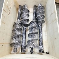 RB Promotion : Tarière pour mini-excavatrice 3500, accessoire pour excavatrice de 3,5 tonnes