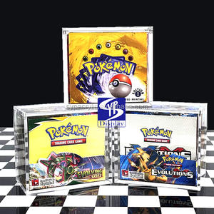 Boîte <span class=keywords><strong>de</strong></span> présentation en acrylique transparente personnalisée SYP <span class=keywords><strong>de</strong></span> 6 mm pour Pokémon - Anglais avec aimant puissant - Product Image 6