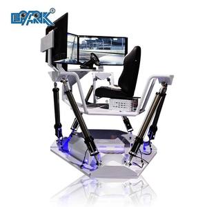 เก้าอี้เกมมิ่งแบบมีขาตั้งสำหรับจำลองการขับขี่พร้อมจอแสดงผลสามจอ - Product Image 4