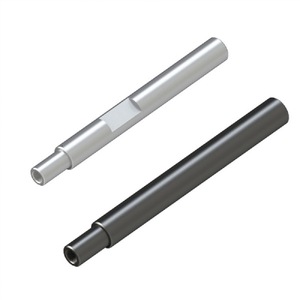 Eje con Tolerancia de Diámetro Exterior H7 G6, Material para Rectificado, Rosca Interna Escalonada en un Extremo, Acero Inoxidable 304, Niquelado - Product Image 3