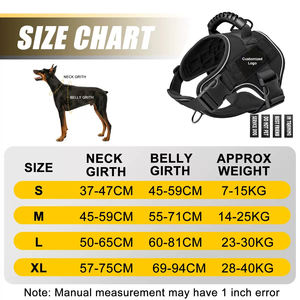 Kemasan warna Logo kustom tanpa tali kekang anjing dengan gesper yang dapat diatur dan tali elastis untuk kegiatan di luar ruangan - Product Image 4