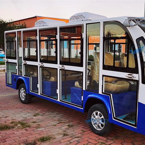 Bus de tourisme électrique climatisé 17 places avec portes vitrées entièrement fermées – Fabricant - Product Image 4