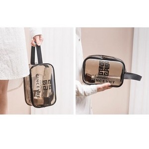 กระเป๋าเครื่องสำอางใสแบบพกพา กันน้ำ สำหรับเดินทาง ลดราคาพิเศษ - Product Image 4