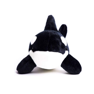 B976 Orca Blackfish Long Big Whale Stuffed Animal Sea Critters Plush Toy Doll Wholesale Furry Customized Clothes ODM Orca Plush - Product Image 3