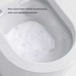 Artículos sanitarios automáticos de buena calidad, <span class=keywords><strong>inodoro</strong></span> de Color blanco, <span class=keywords><strong>inodoro</strong></span> inteligente de cerámica montado en el suelo para Baño - Product Image 5