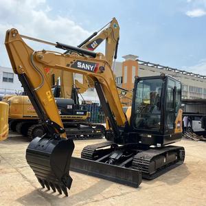 รถขุดขนาดเล็กมือสอง SANY 60C น้ำหนัก 6 ตัน สำหรับขุดร่องปลูกในสวนผลไม้  ออกแบบประหยัดพลังงาน  สามารถทำงานได้หลากหลายพื้นที่ - Product Image 1