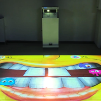 Jeu de projection interactive au sol pour enfants, système d'écran de projection interactif AR.