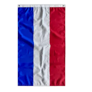 Wholesale Outdoor Big 3X5ft Red White Blue Polyester 90X150cm Dutch Flag Netherlandish Flag For Competition