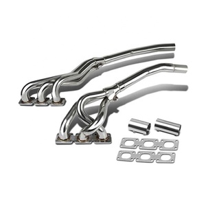 Kit de tuyau de descente d'échappement de pièces de course automobile silencieux Turbo voiture acier inoxydable 3.0L 3.2L pour BWM E36 323i 325i 328i M3 92-98 - Product Image 1