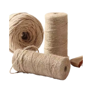<span class=keywords><strong>Ficelle</strong></span> en jute biodégradable et recyclable 3 plis 2 mm pour l'artisanat, l'emballage cadeau, le jardinage, le crochet, le tricot et l'emballage - Product Image 1