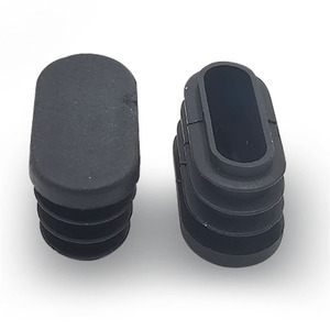 จุกปิดท่อพลาสติกทรงรี สีดำ ขนาด 15x30 20x40 25x50 30x60 สำหรับปิดผนึกท่อ - Product Image 4