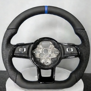 <span class=keywords><strong>Volante</strong></span> <span class=keywords><strong>Deportivo</strong></span> de 3 Radios en Cuero para <span class=keywords><strong>VW</strong></span> T6 Polo Golf Mk7 Mk6 Jetta GTI Beetle, Diseño <span class=keywords><strong>Deportivo</strong></span>, Venta al Por Mayor de Fábrica - Product Image 1