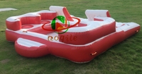 Fauteuil gonflable flottant pour piscine / Ponton gonflable pour yacht 5x3.3m en PVC
