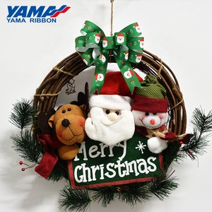 <span class=keywords><strong>ริบบิ้น</strong></span>ม้วนสำหรับตุ๊กตาหิมะขนาด25มม. ทำจากต้นคริสต์มาสพิมพ์ลายเป็นมิตรกับสิ่งแวดล้อมดีไซน์คริสต์มาส - Product Image 6