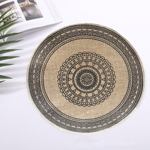 Venta al por mayor tapetes de mesa dibujar verano desayuno manteles individuales de lujo boda manteles individuales a prueba de calor cocina mantel - Product Image 5