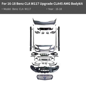 Zerstörungsfreie Installation Auto-Teile Fahrzeug-Nachrüstung Facelift Karosserie-Kit für 16-18 Benz CLA W117 20-23 Benz CLA W118 Upgrade CLA45 - Product Image 1